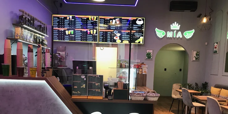 Osvěžující nápoj pro jednoho: bubble tea, džusy i ledová káva, objem 0,3 nebo 0,5 l