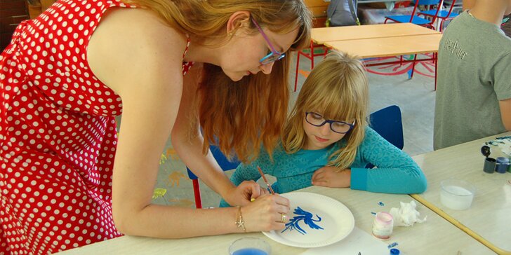 Kroužek výtvarné výchovy v ateliéru Kouzelné barvy: 15 lekcí pro děti od 5 let
