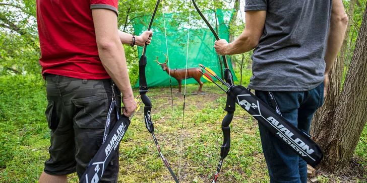 Jedna hra 3D lukostřelby v Pirátí zátoce pro děti, studenty i dospělé