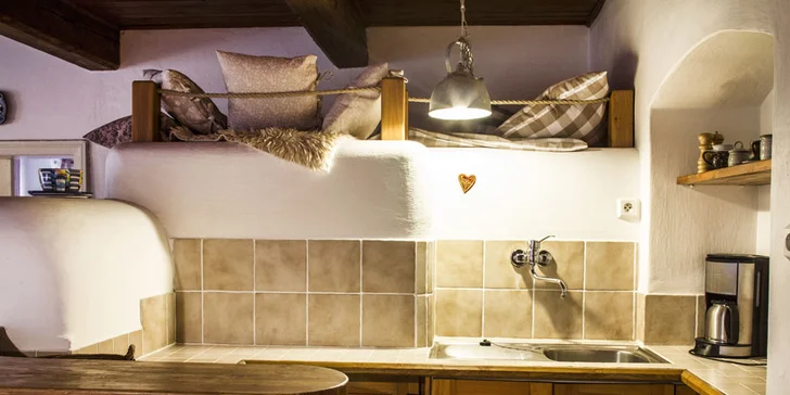 Pobyt na chalupě v Podkrkonoší: vybavené studio či apartmán a sauna