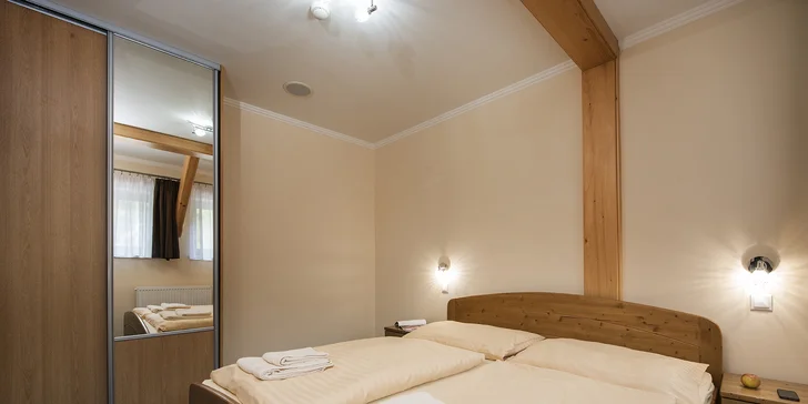 Orava s polopenzí: wellness a pobyt v apartmánu pro dvě děti do 14,9 let zdarma