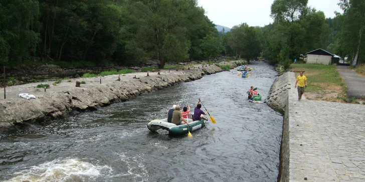 Půjčení kanoe či raftu včetně potřebného vybavení na Vltavě, Lužnici či Otavě