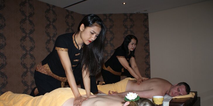 2 hodiny ve wellness s výhledem na Prahu a thajská masáž pro 1 nebo 2 osoby