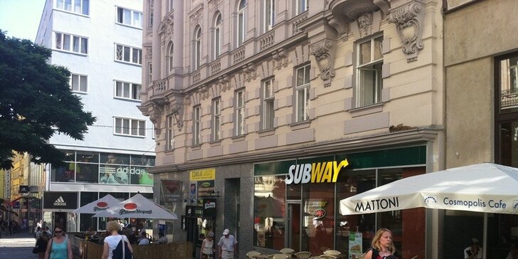 Libovolný sendvič a nápoj ze Subway Zelný trh