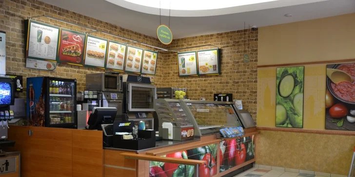 Libovolný sendvič a nápoj ze Subway Zelný trh