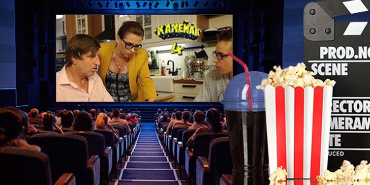 Vstupenky do kina Ládví s popcornem a nápoji