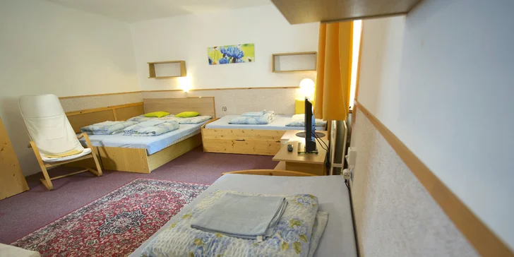 Aktivní pobyt v Krkonoších: hotel přímo na sjezdovce Vyhlídka, polopenze