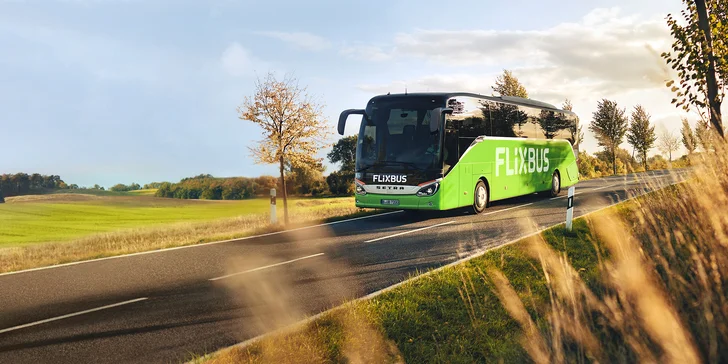 FlixBusem po ČR i Evropě: 10–15% sleva na spoje jedoucí přes ČR