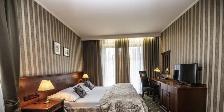 Odpočinkový pobyt v Mariánkách: 4* hotel, plná penze, zábaly a vířivka a bonusová noc zdarma