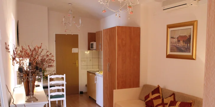 Až 15denní pohoda na Makarské riviéře: studia a apartmány s kuchyňkou
