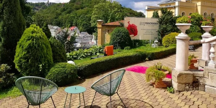 Odpočinkový pobyt ve Varech: bufetové snídaně, 20% sleva na procedury a třeba i perličková koupel