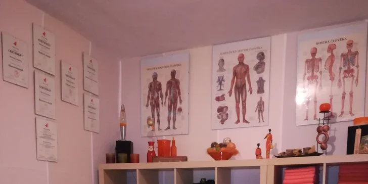 Breussova masáž s třezalkovým zábalem, lávovými kameny nebo rašelinou