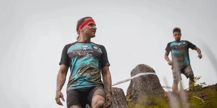 Gladiator Race Nová Paka: registrace do extrémního závodu pro jednotlivce, startovní balíček a medaile