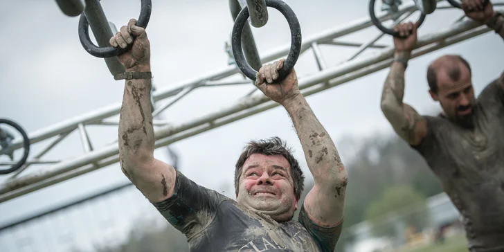 Gladiator Race Josefov: registrace do extrémního závodu, funkční tričko, startovní balíček a medaile