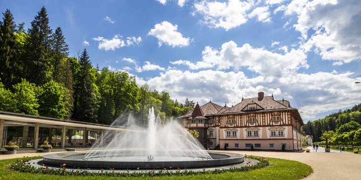 Letní relax v Luhačovicích v hotelu blízko přehrady: polopenze, wellness procedury i sauna