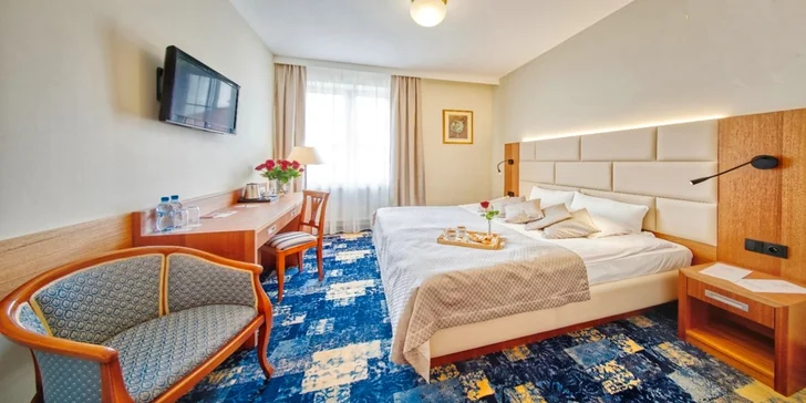 Wellness pohoda u polského Řešova: moderní pokoje, neomezený wellness a polopenze