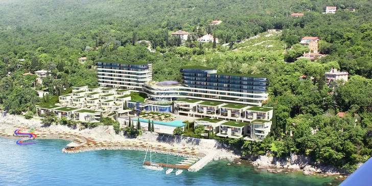 5* dovolená v Rijece: hotel Hilton se soukromou pláží, wellness a snídaní