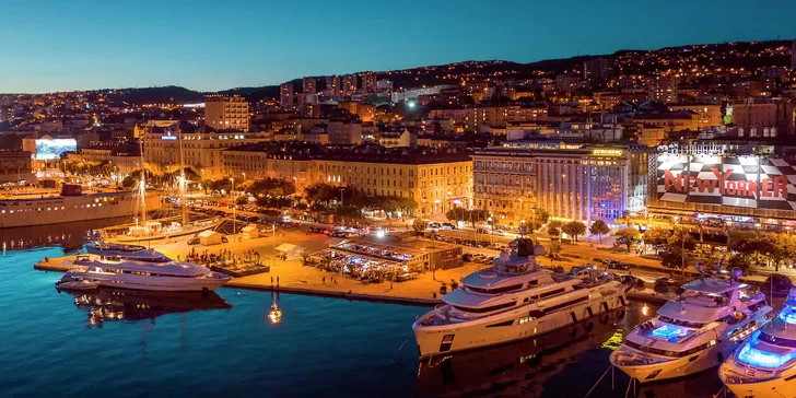 5* dovolená v Rijece: hotel Hilton se soukromou pláží, wellness a snídaní