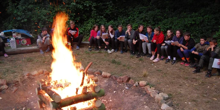 Zálesácký letní dětský tábor: bohatý program s Vikingy či H. Potterem