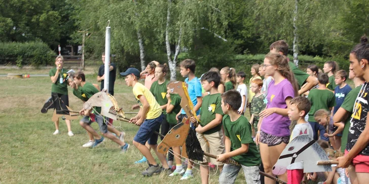 Zálesácký letní dětský tábor: bohatý program s Vikingy či H. Potterem