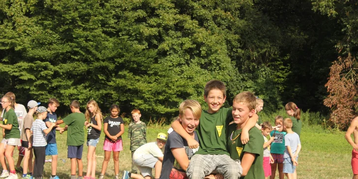 Zálesácký letní dětský tábor: bohatý program s Vikingy či H. Potterem