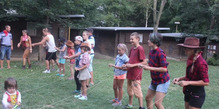 Zálesácký letní dětský tábor: bohatý program s Vikingy či H. Potterem