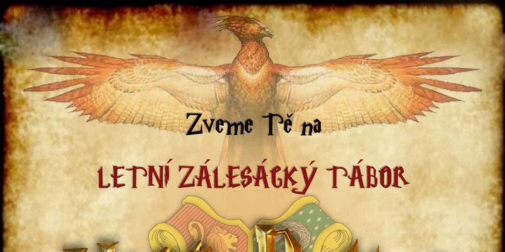 Zálesácký letní dětský tábor: bohatý program s Vikingy či H. Potterem