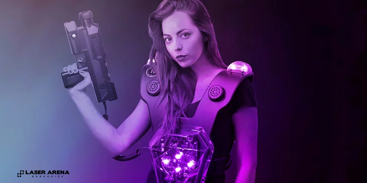 Laser Aréna Boskovice: vouchery až pro 6 os. na 1 či 2 čtvrthodinové hry