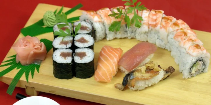 Bohaté degustační sushi menu pro dva
