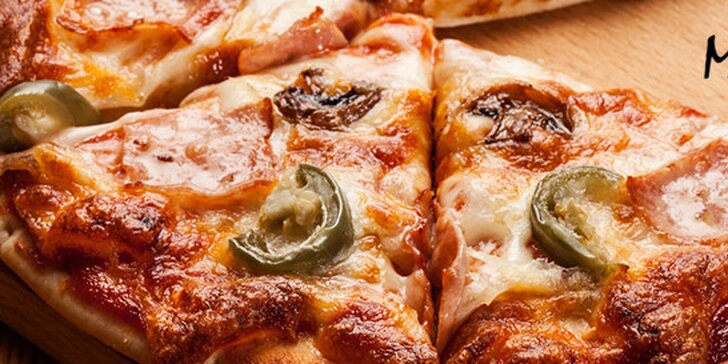 Dvě výtečné pizzy o průměru 32 nebo 40 cm 