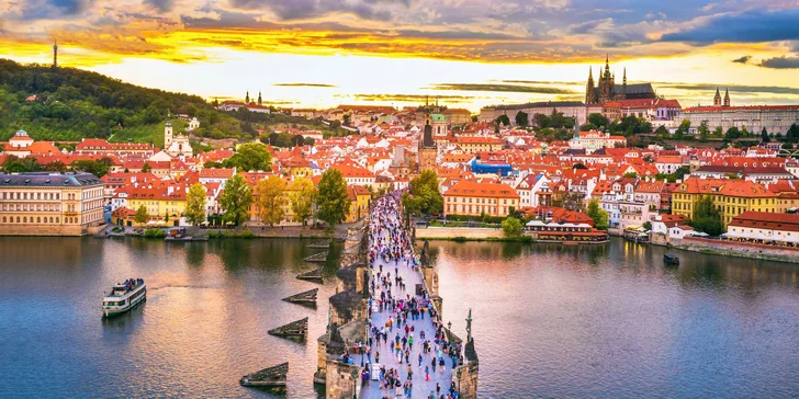 Praha romantická: elegantní hotel v srdci Starého Města se snídaní