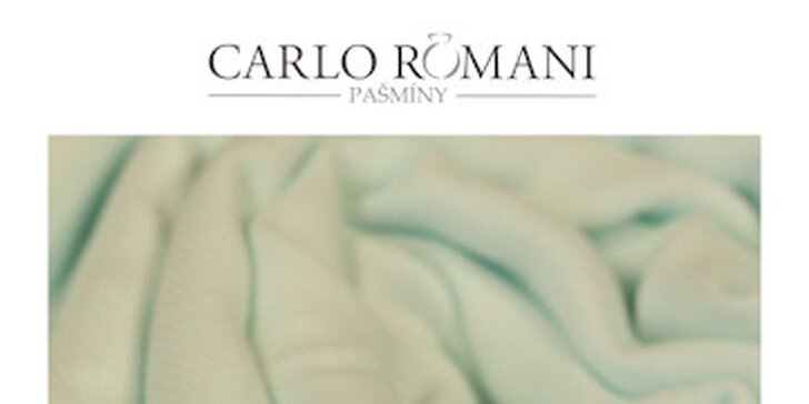 Krásné šály Carlo Romani z nejjemnější příze