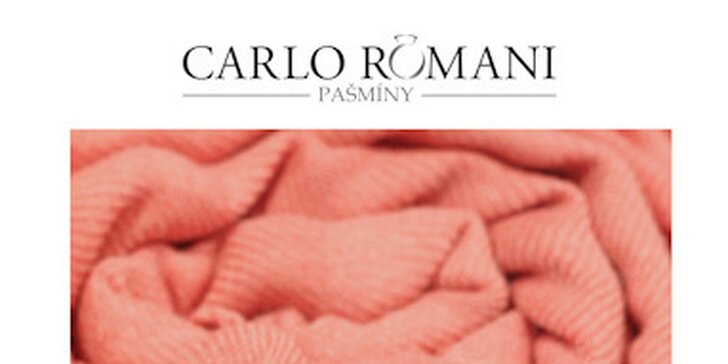 Krásné šály Carlo Romani z nejjemnější příze