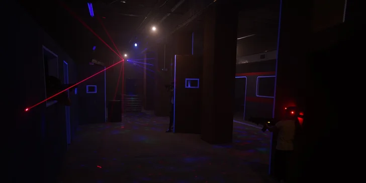 Lasergame pro 1–8 hráčů: 15min. přestřelka ve všední dny i o víkendu