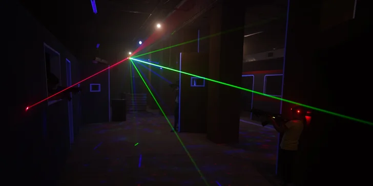 Lasergame pro 1–8 hráčů: 15min. přestřelka ve všední dny i o víkendu