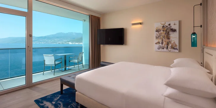 5* dovolená v Rijece: hotel Hilton se soukromou pláží, wellness a snídaní