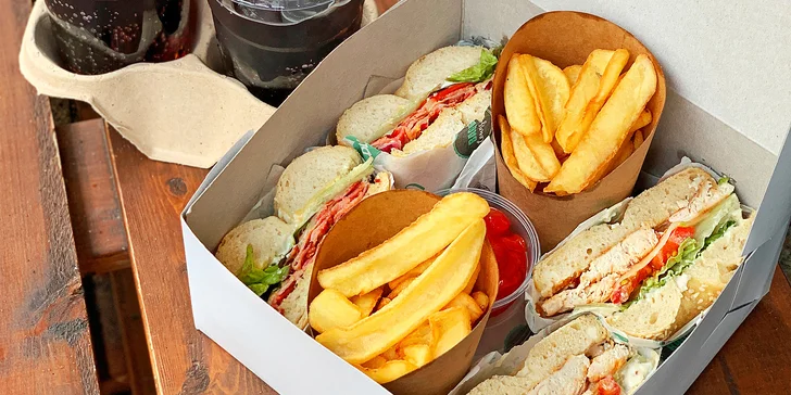 Box z Bagel Lounge: obložené bagely, hranolky i nápoje k odnosu s sebou