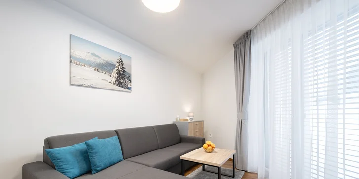 Luxusní apartmány ve Vrchlabí pro dva či rodinu