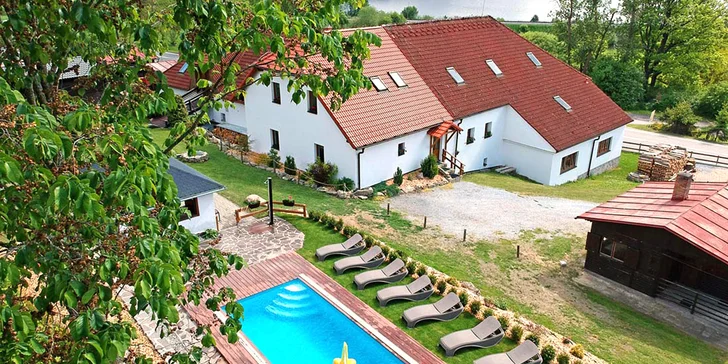 Až 8denní pobyt přímo u Lipna: vířivka, pokoj, bungalov či apartmán nebo chatka