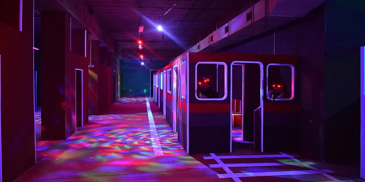 Lasergame pro 1–8 hráčů: 15min. přestřelka ve všední dny i o víkendu