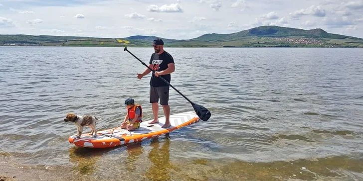 Zapůjčení paddleboardu na 1 nebo 2 hodiny na vodní nádrži Nové Mlýny v Šakvicích