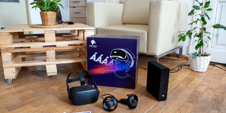 Půjčení virtuální reality Oculus Quest a 25 her s doručením až domů po celé ČR