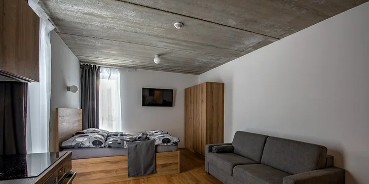 Aktivní dovolená v Krkonoších: krásné nové apartmány ve Vrchlabí až pro 4