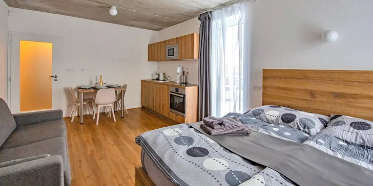 Aktivní dovolená v Krkonoších: krásné nové apartmány ve Vrchlabí až pro 4