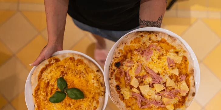 Pochutnejte si: pizza Margherita nebo další dle výběru z jídelního lístku