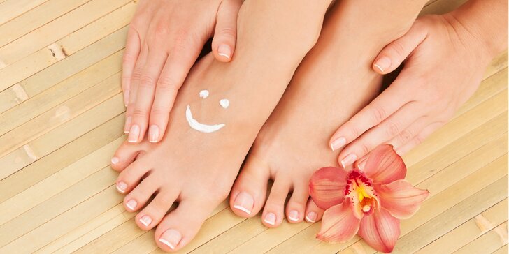 Blaho pro ruce a nohy: mokrá aroma pedikúra a klasická manikúra pro ženy