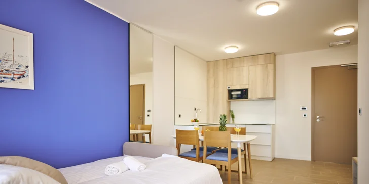 Letní dovolená v Chorvatsku: nový aparthotel s venkovním bazénem a snídaní