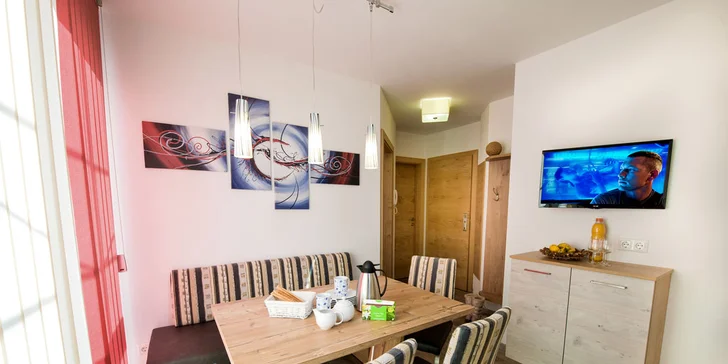 Dovolená v plně vybavených apartmánech v Rakousku: 4* ubytování a neomezený pobyt ve wellness