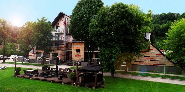 Pobyt s jídlem i neomezeným wellness v lázeňském městečku v polských Karpatech