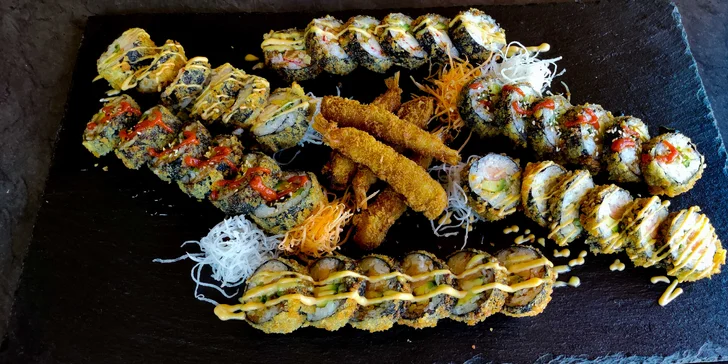 Pestré sushi sety v Porubě: set 41 nebo 50 ks s rybami i avokádem
